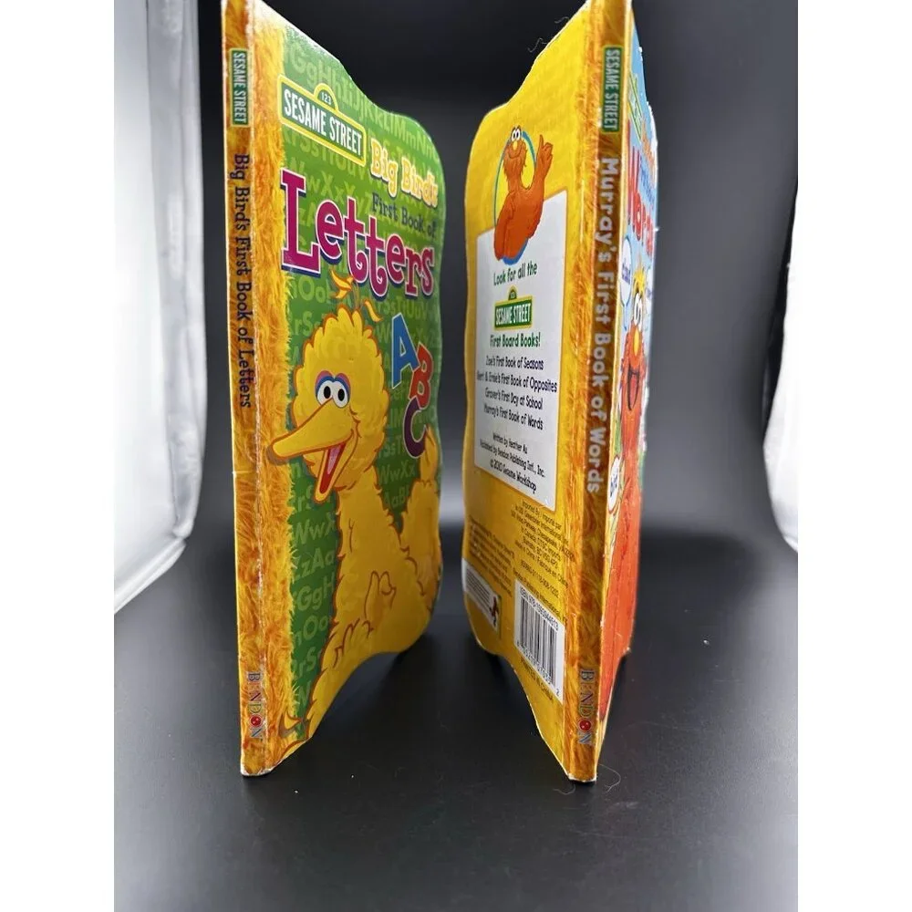 Sesame Street Murray's First Book of Words Big Bird’s First Book‎ Of Letters Lot